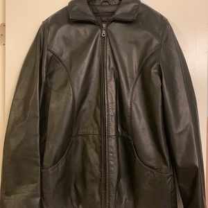 Wilsons Black Leather Jacket